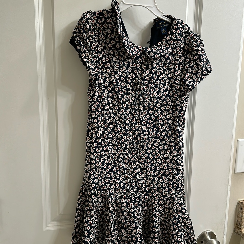 POLO RALPH LAUREN Girl’s Fancy Drop-Waist Dress
